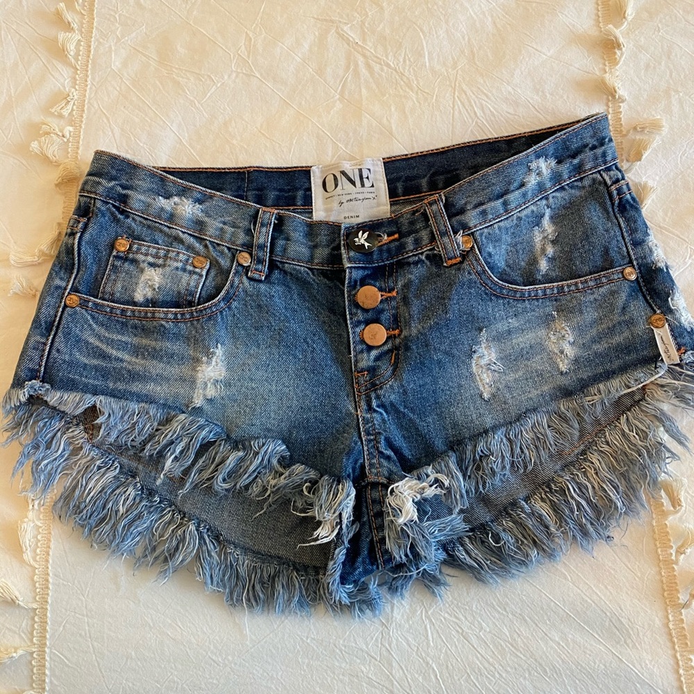 ONE TEASPOON BONITAS DENIM SHORT